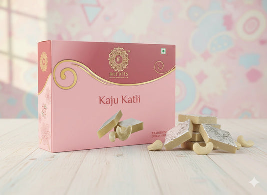 Kesar Kaju Katli – Premium Cashew Sweet Infused with Real Saffron